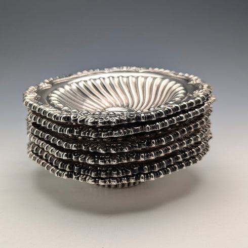 英国ヴィンテージ シルバープレート製 ボウルディッシュ 6枚セット