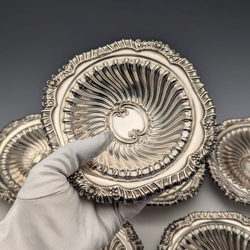 英国ヴィンテージ シルバープレート製 ボウルディッシュ 6枚セット