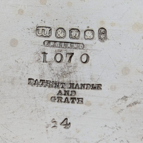 1900年頃 英国アンティーク シルバープレート製ティーポット Walker & Hall