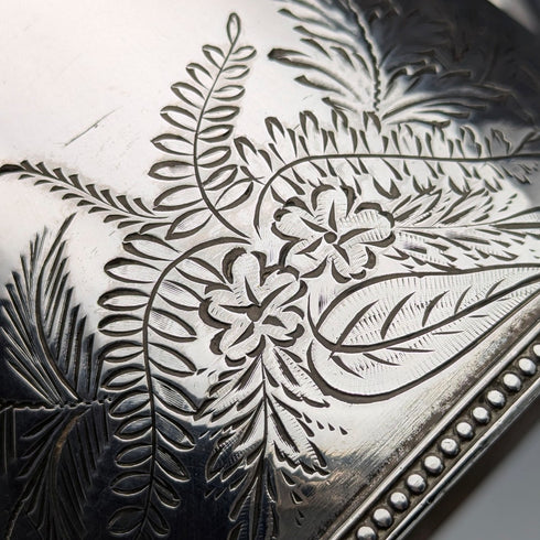 1890年頃 英国アンティーク シルバープレート製ティーポット Joseph Ridge