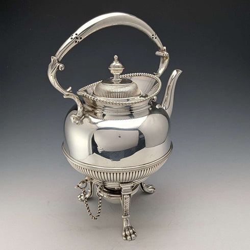 約 1875 年英國古董鍍銀 Batchelor 茶壺套裝