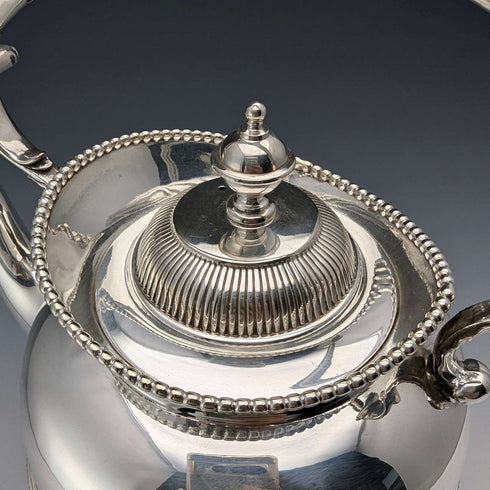 約 1875 年英國古董鍍銀 Batchelor 茶壺套裝