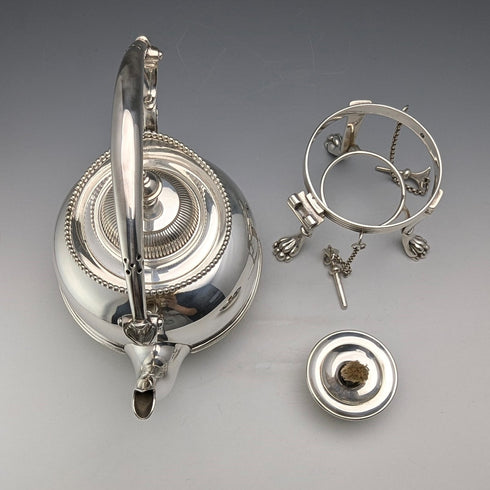 約 1875 年英國古董鍍銀 Batchelor 茶壺套裝