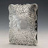 1901 British antique sterling silver double door card case 103g William Aitken