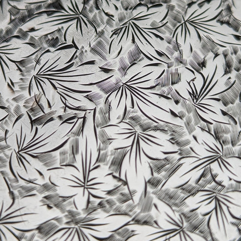 1901 British antique sterling silver double door card case 103g William Aitken