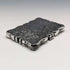 1901 British antique sterling silver double door card case 103g William Aitken