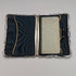 1901 British antique sterling silver double door card case 103g William Aitken
