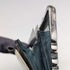 1901 British antique sterling silver double door card case 103g William Aitken
