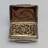 1834 British antique sterling silver vinaigrette with sponge by Edwin Jones