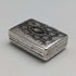 1834 British antique sterling silver vinaigrette with sponge by Edwin Jones