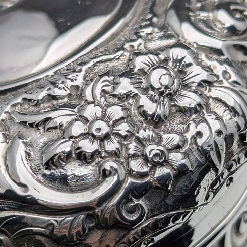 1893 年英國古董純銀茶盒 116 克 Hayes Brothers