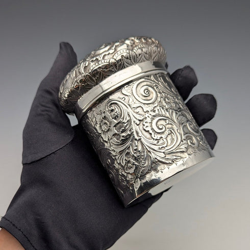 1893 年英國古董純銀茶盒 116 克 Hayes Brothers