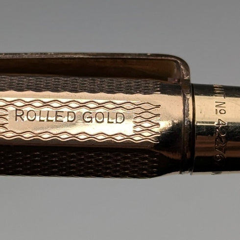 British Vintage YARD-O-LET Rolled Gold Propelled Mini Pencil YARD-O-LETTE