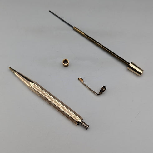 英國復古 YARD-O-LET 捲金推進式迷你鉛筆 YARD-O-LETTE