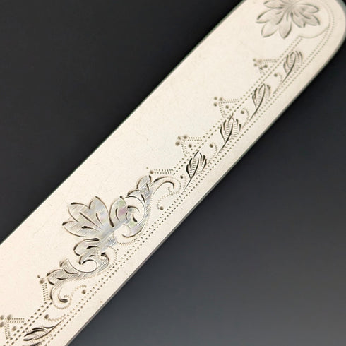 19世紀後半 英国アンティーク シルバープレート カトラリー6ペアセット Barker Brothers