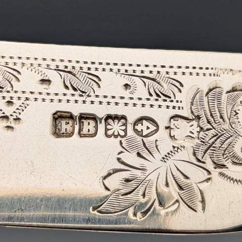 19世紀後半 英国アンティーク シルバープレート カトラリー6ペアセット Barker Brothers