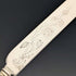 1882年 英国アンティーク シルバープレート カトラリー6ペアセット 彫刻ブレード Elkington