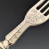 1882 British Antique Silver Plate Cutlery Set of 6 Pairs with Carved Blades, Elkington