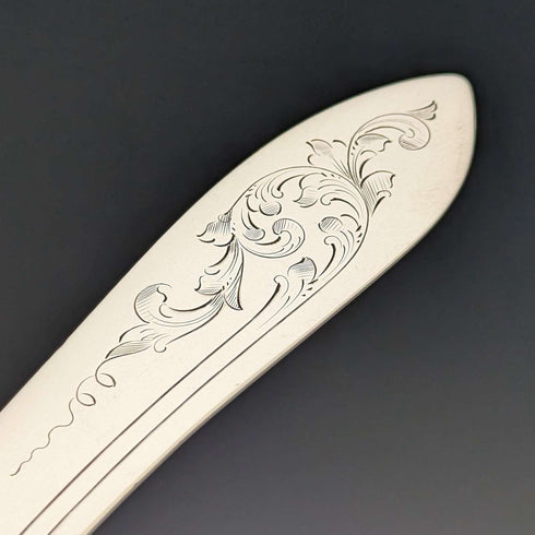 1900年頃 英国アンティーク 800シルバーハンドル カトラリー6ペアセット Mappin&Webb