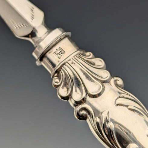 19世紀後半 英国アンティーク シルバープレート カトラリー9ペアセット Martin&Hall