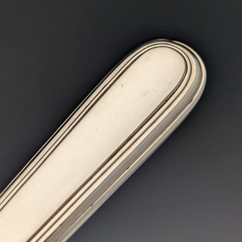 1870年頃 英国アンティーク 総純銀製 フィッシュカトラリー6ペアセット 計624g John Gilbert