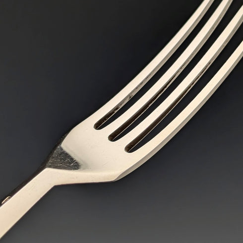 1890年頃 英国アンティーク 総純銀製 カトラリー6ペアセット 計655g John Aldwinckle & Thomas Slater 木箱入り