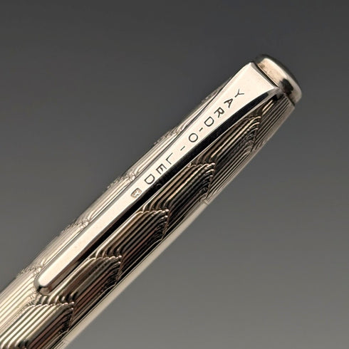 1965 年英國 Yard O' 紅色純銀自動鉛筆帶筆芯和筆盒