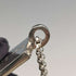 1977 British vintage sterling silver ingot pendant, 1/2 troy ounce, with sterling silver chain