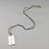 1977 British vintage sterling silver ingot pendant, 1/2 troy ounce, with sterling silver chain
