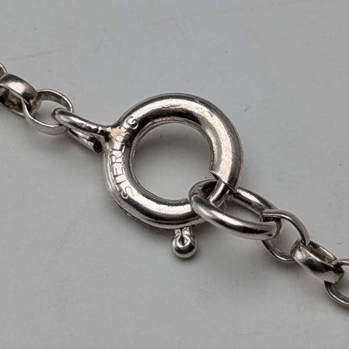 1977 British vintage sterling silver ingot pendant, 1/2 troy ounce, with sterling silver chain