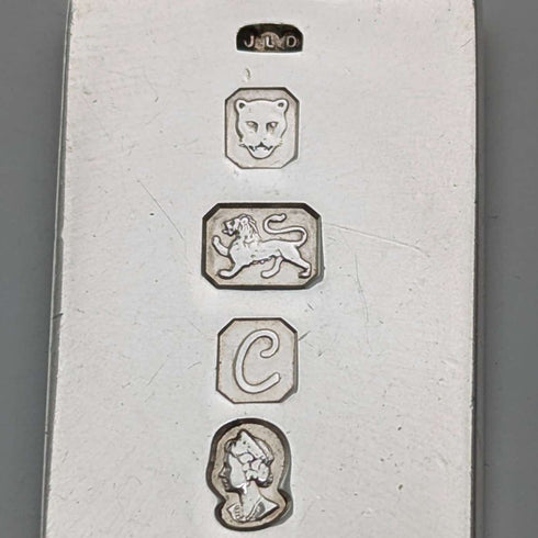 1977 British vintage sterling silver ingot pendant, 1/2 troy ounce, with sterling silver chain