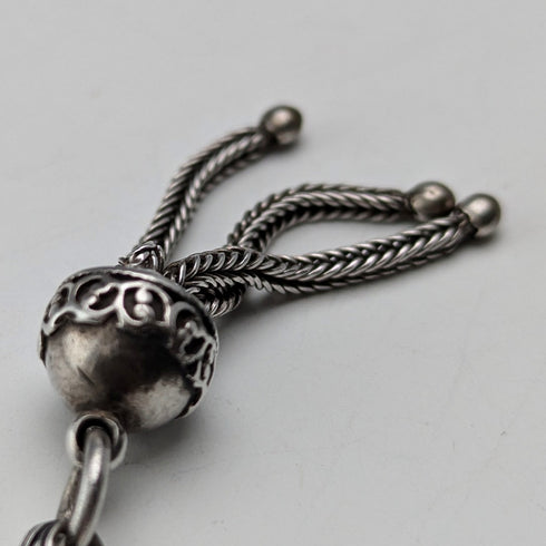 19 世紀末英國古董純銀阿爾貝蒂娜 12 克純銀流蘇吊墜