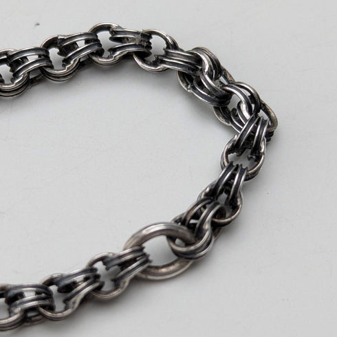 19 世紀末英國古董純銀阿爾貝蒂娜 12 克純銀流蘇吊墜