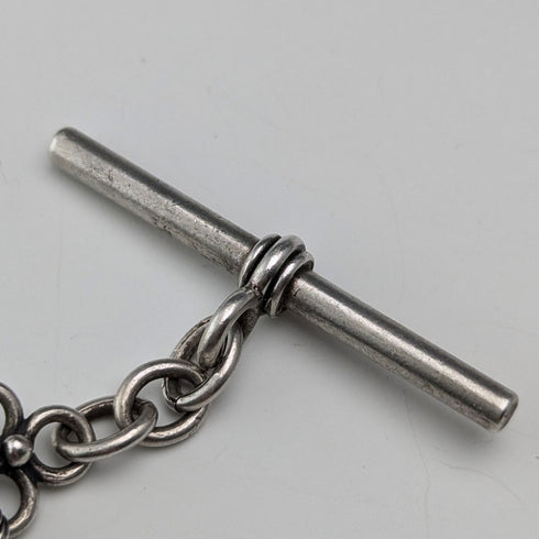 19 世紀末英國古董純銀阿爾貝蒂娜 12 克純銀流蘇吊墜