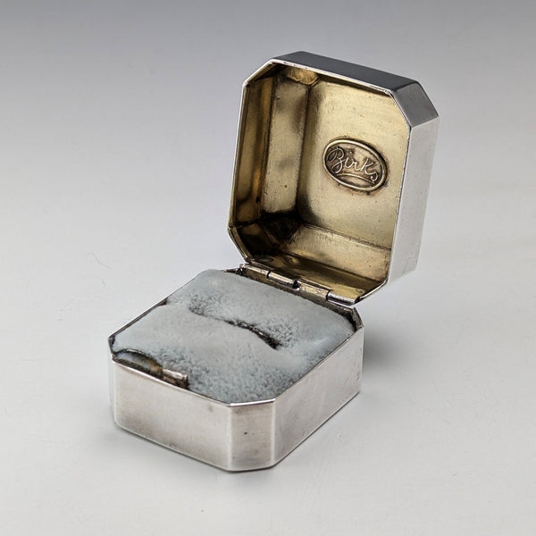 Vintage Sterling Silver Ring Box / Jewelry Box BIRKS