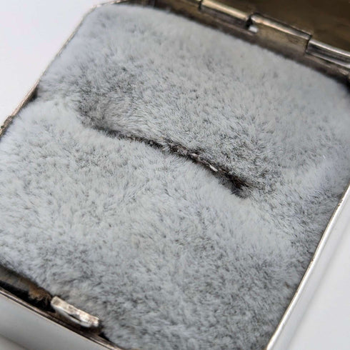 Vintage Sterling Silver Ring Box / Jewelry Box BIRKS