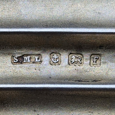 1905年 英国アンティーク 純銀製 シガレットケース 60g Samuel M Levi