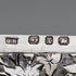 1897 British antique sterling silver card case 66g George Randle