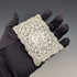 1897 British antique sterling silver card case 66g George Randle