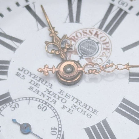 Antique ROSSKOPF pocket watch, circa 1900, 55mm diameter, railway watch, functional.