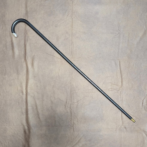 1929 年英國復古男士彎柄純銀裝飾手杖 83 厘米