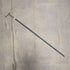 1883 British antique ladies clutch handle pure silver decorated walking stick 81cm