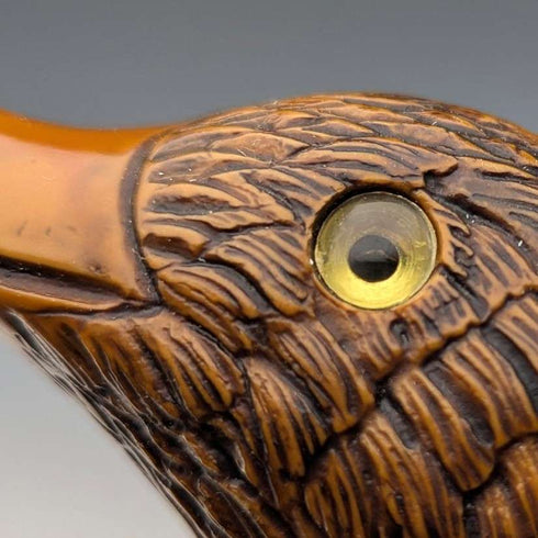 British Vintage Men's Cane Resin Duck Head Handle 91cm