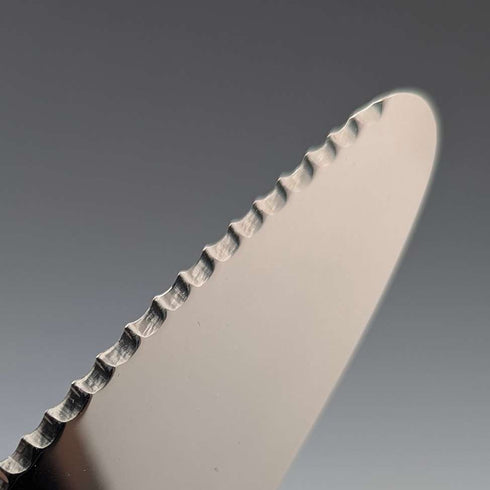 1962 British Vintage Sterling Silver Handle Cake Slicer, Boxed, Harrison Brothers