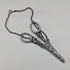 Antique early 19th century sterling silver chatelaine sewing scissors with case
