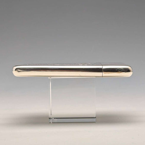 1897 British antique sterling silver card case with Japonism decoration, 75g, Mappin & Webb