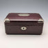 Early 20th Century British Antique Leather-Covered Jewelry Box with Pocket Watch Holder