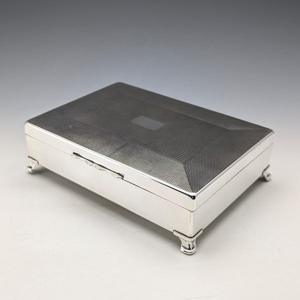 英国ヴィンテージ シルバープレート製 シガレットボックス Aristrocrat