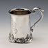 1851 British antique sterling silver mug 149g Henry Wilkinson