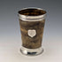 1872 British antique sterling silver horn beaker cup by Thomas Smiley